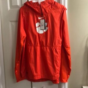 Clemson men’s Nike hooded pullover windbreaker